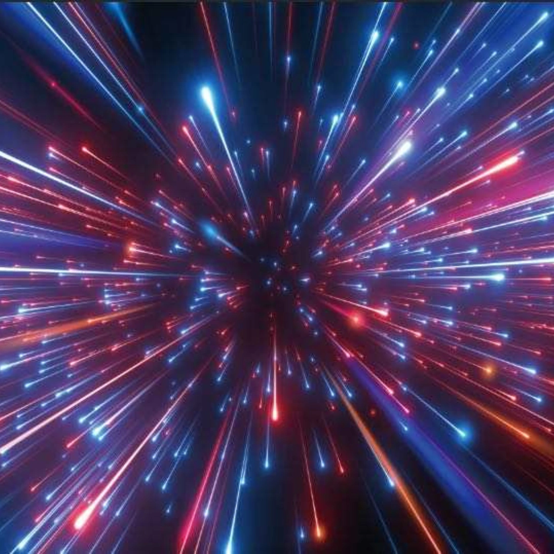 Fénysebesség neon hatású kiber-tech fotóháttér